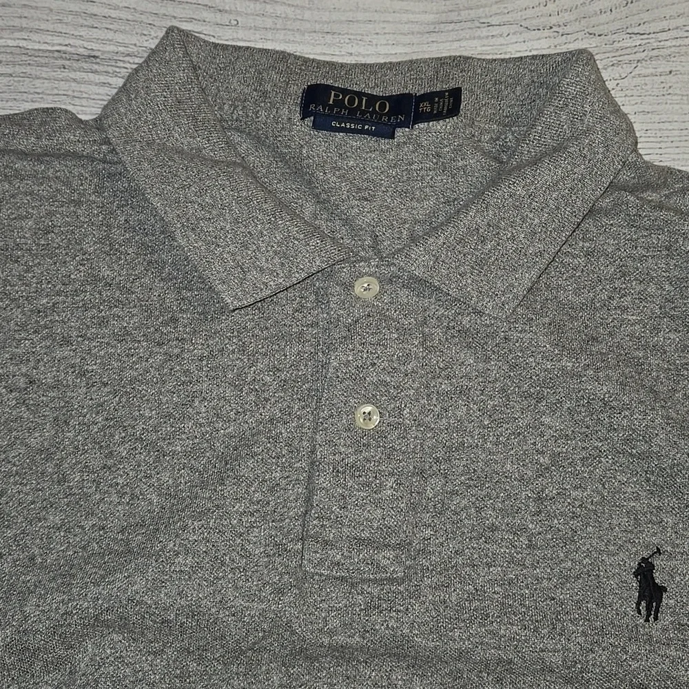 Polo Ralph Lauren Men's Classic Fit Polo Gray Size XXL